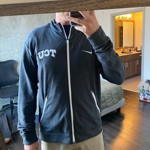Texas Christian University (TCU) Nike Dri-Fit Full-Zip Jacket - Mens Large